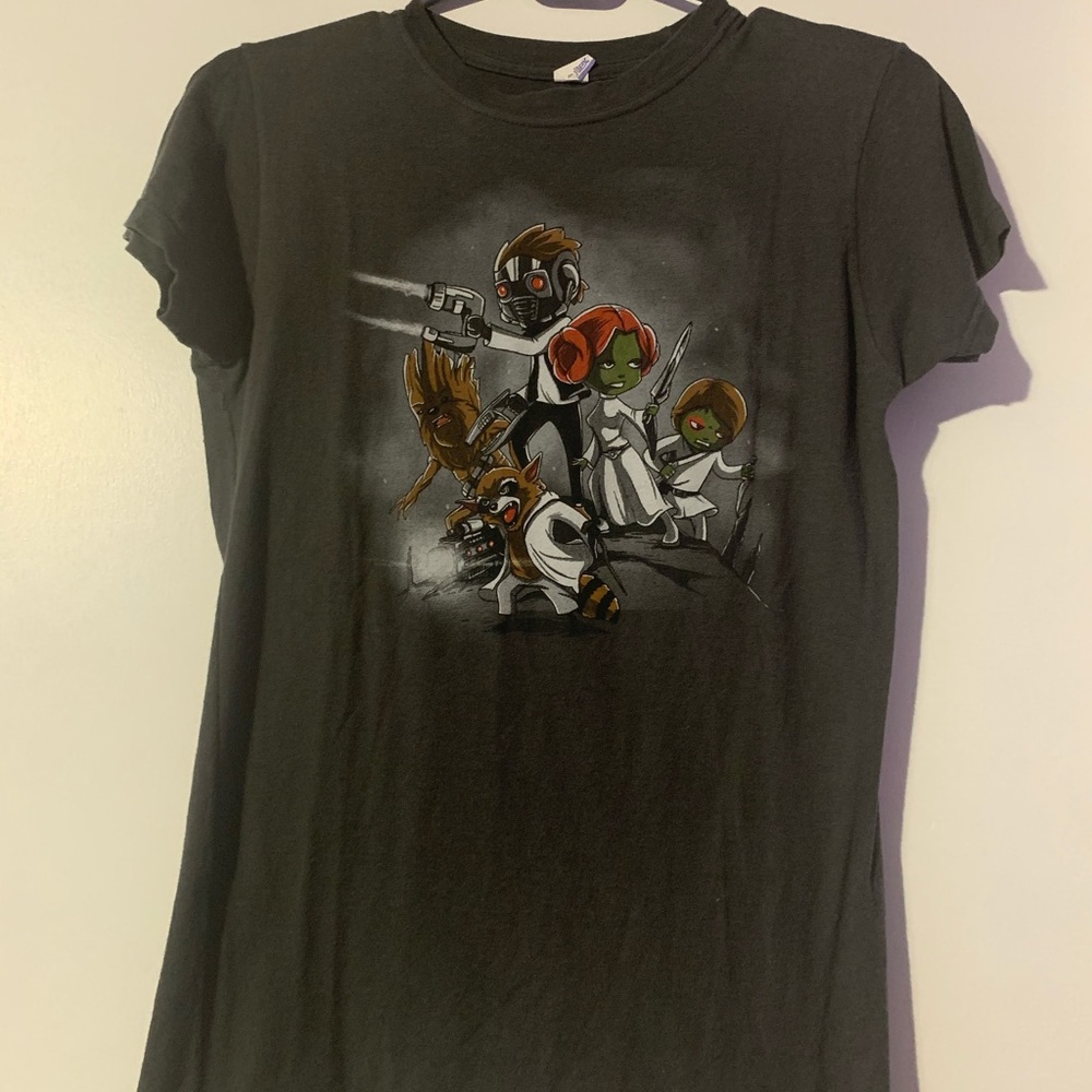 GOTG x STAR WARS mashup tee